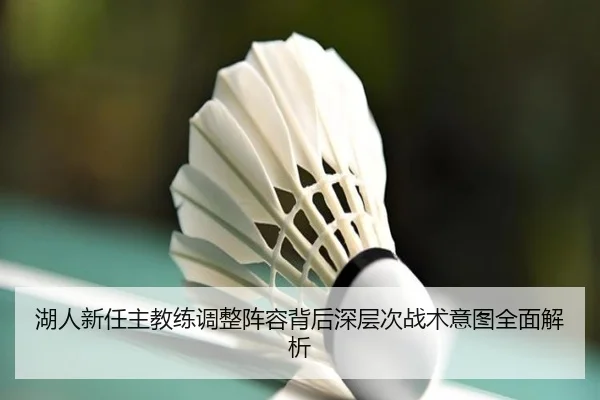 湖人新任主教练调整阵容背后深层次战术意图全面解析